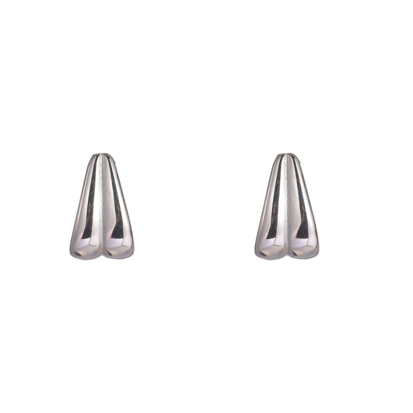 Oorbellen Double drop zilver
