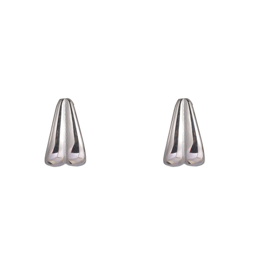 Oorbellen Double drop zilver