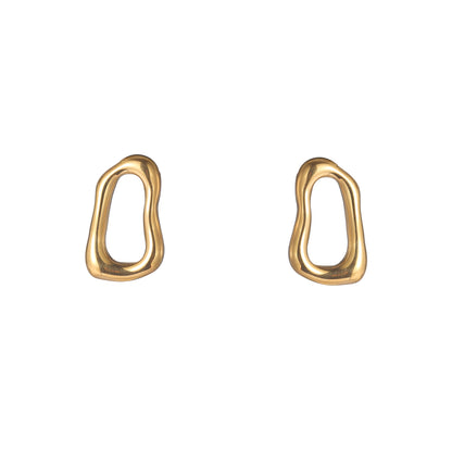 Oorbellen Open Form - Goud