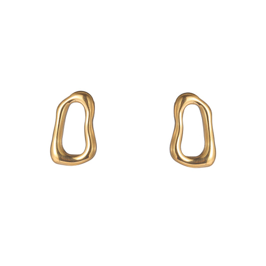 Oorbellen Open Form - Goud