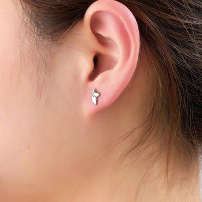 Oorbellen Small Lily stud zilver