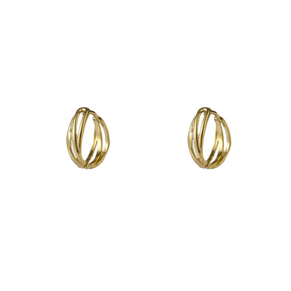 Oorbellen Triple Line Hoop