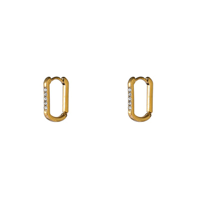 Oorbellen Fine Stones Hoop