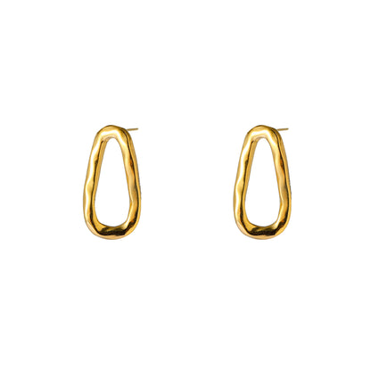 Oorbellen Open Oval Stud