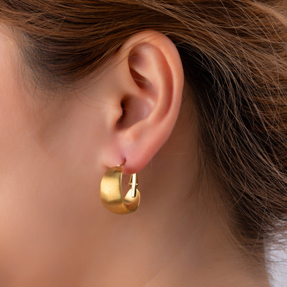 Oorbellen Matt Bold Hoop