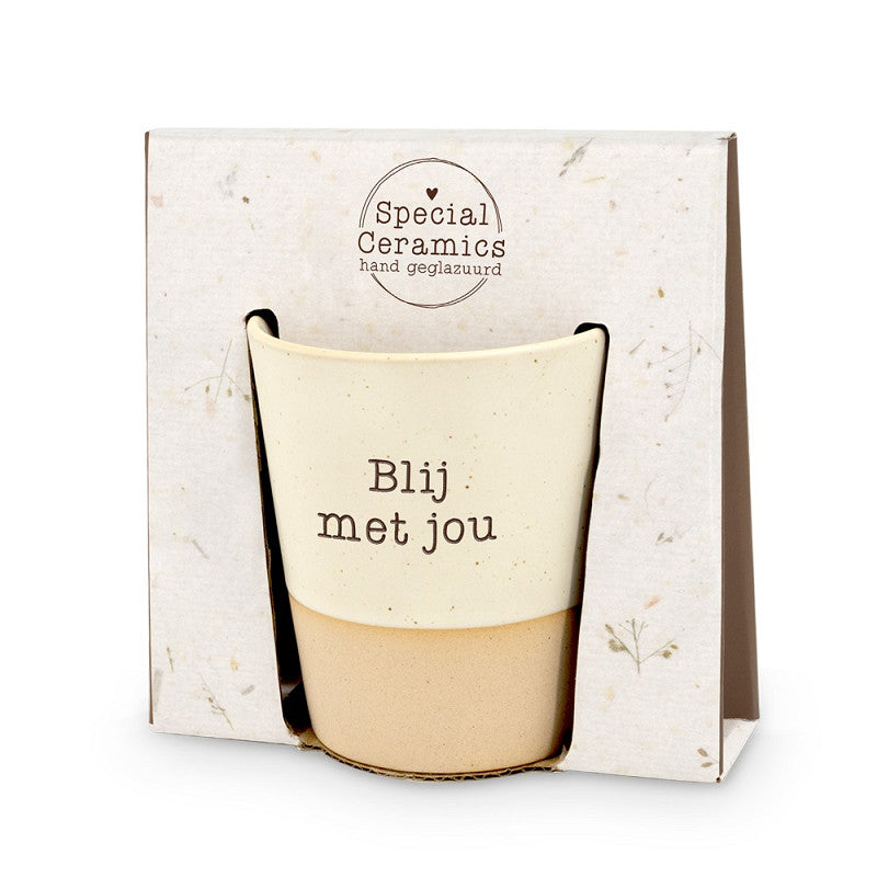 Mok keramiek Blij met jou