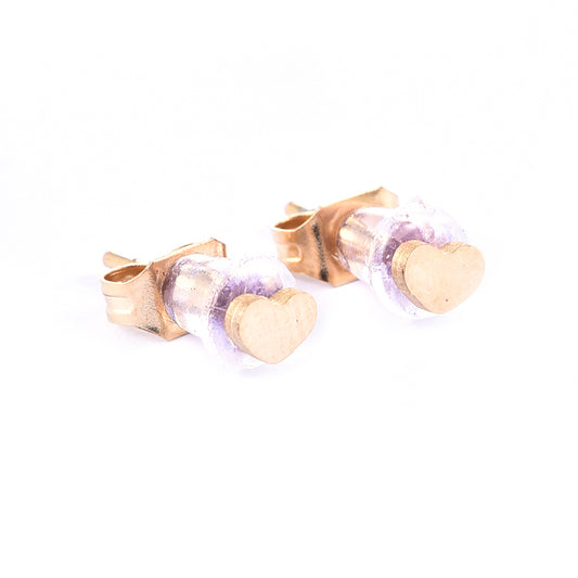 Oorbellen Little Hearts goud