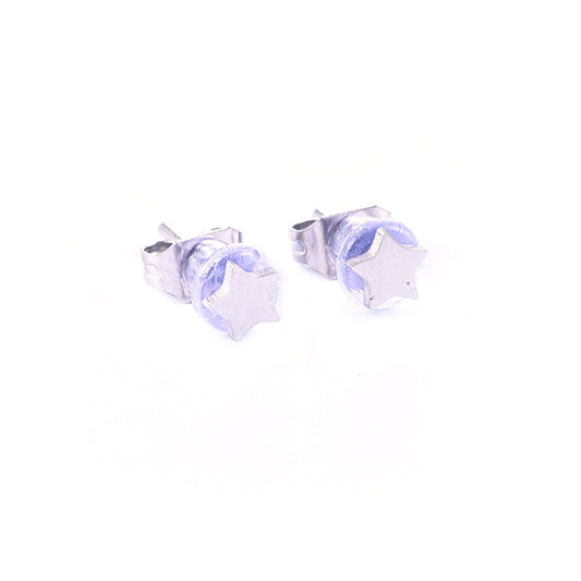 Oorbellen Little star zilver