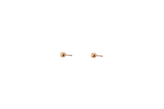 Oorbellen Dot 3mm goud
