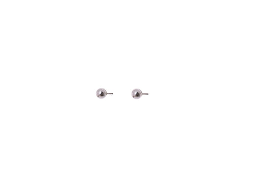 Oorbellen Dot 3mm zilver