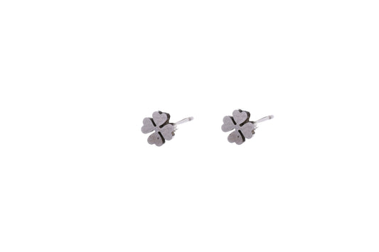 Oorbellen Clover zilver