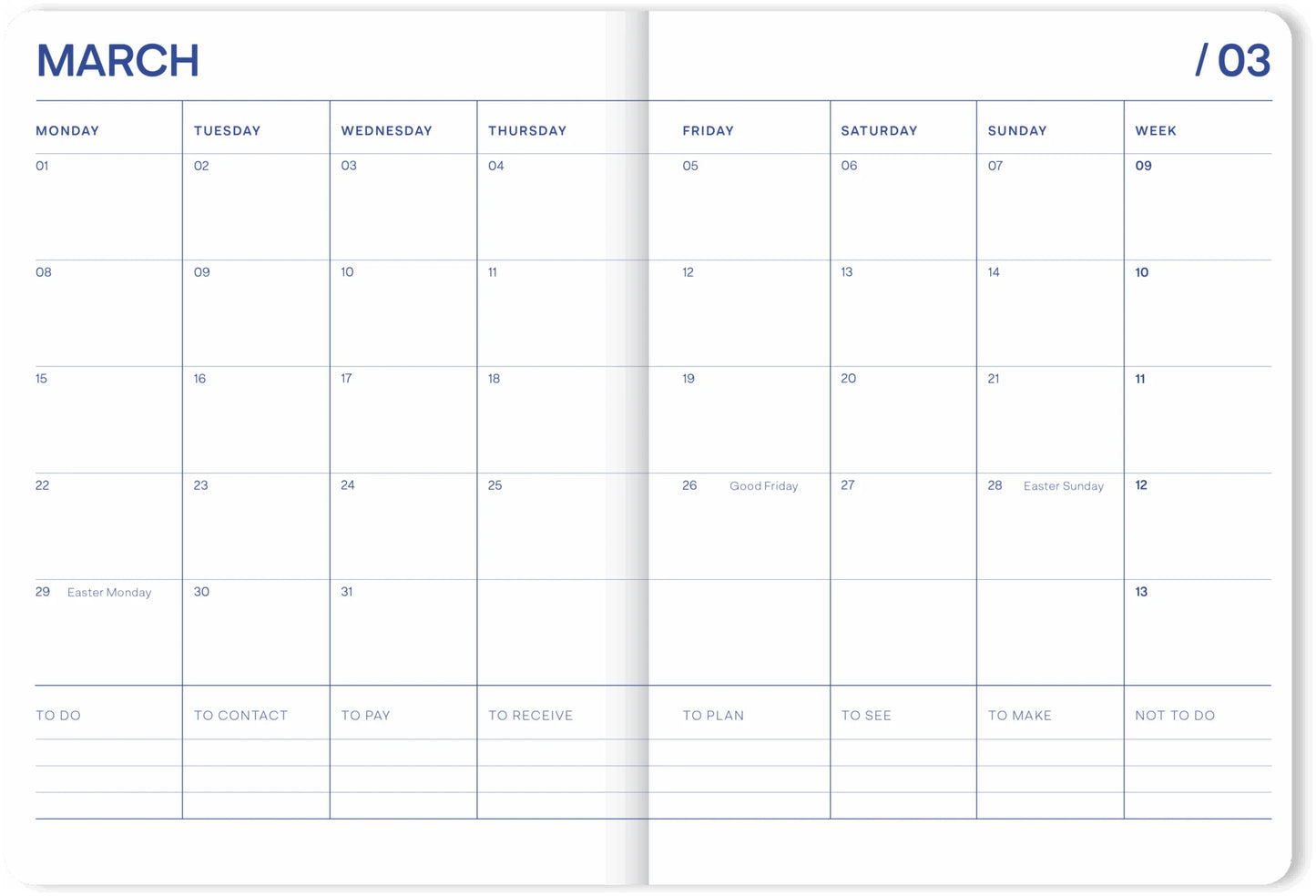 Schoolagenda 26/27 Stripes Lavender Blue