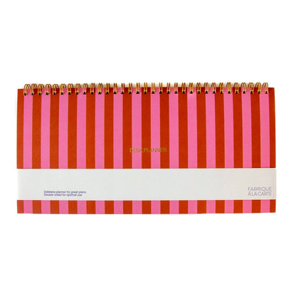 Deskplanner rood-roze