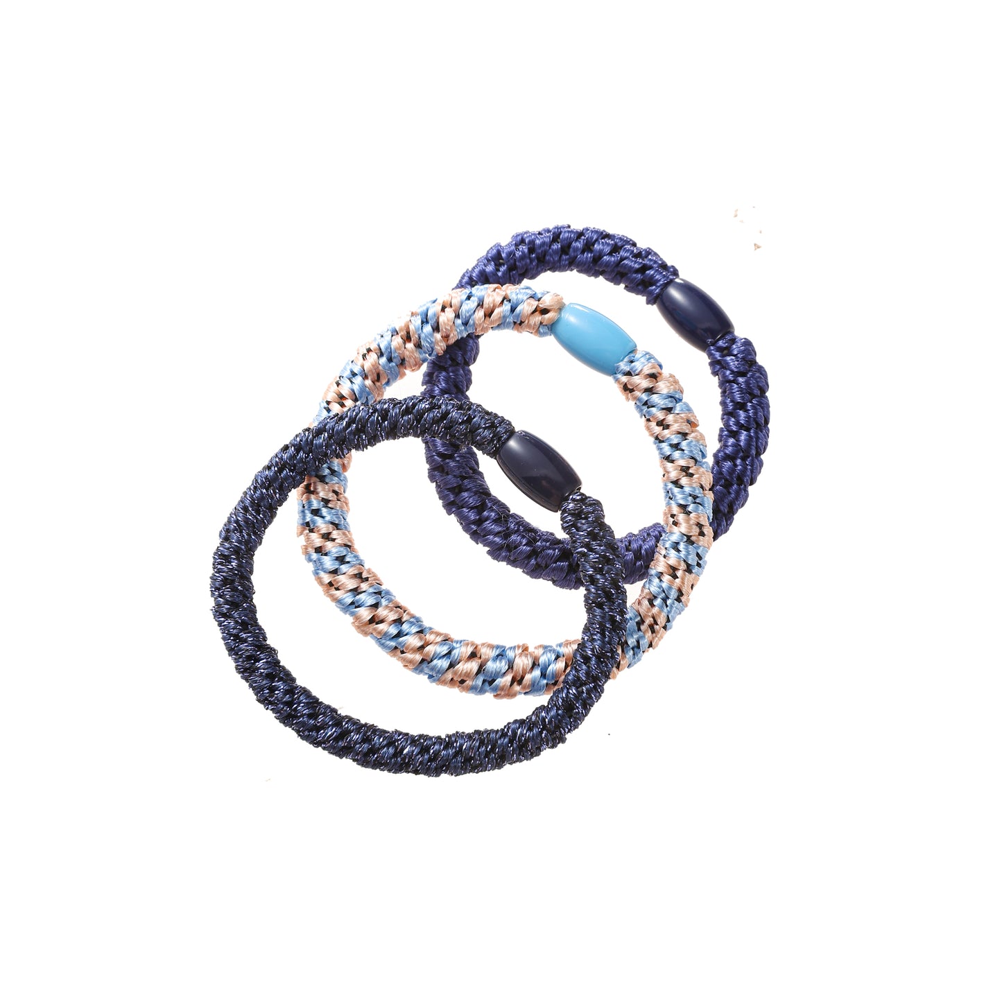 Hair Tie 3-pack - Blue