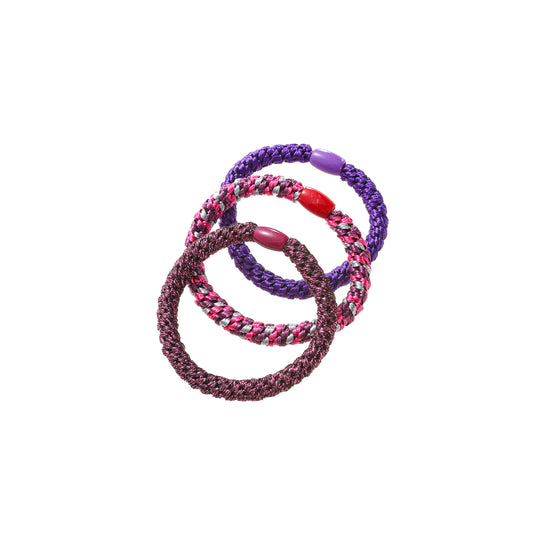 Hair Tie 3-pack - Purple Blue