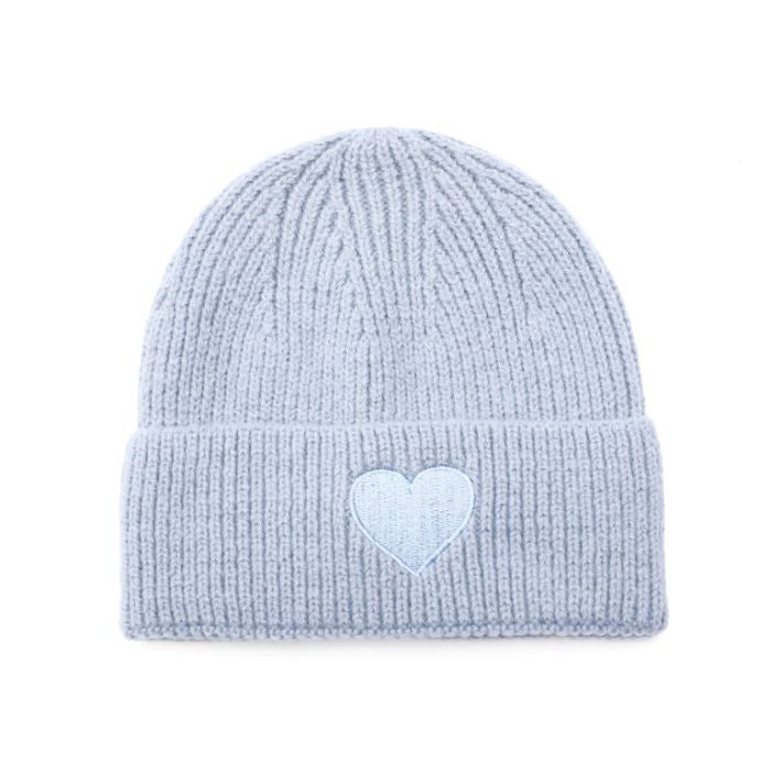 Muts hartje lichtblauw