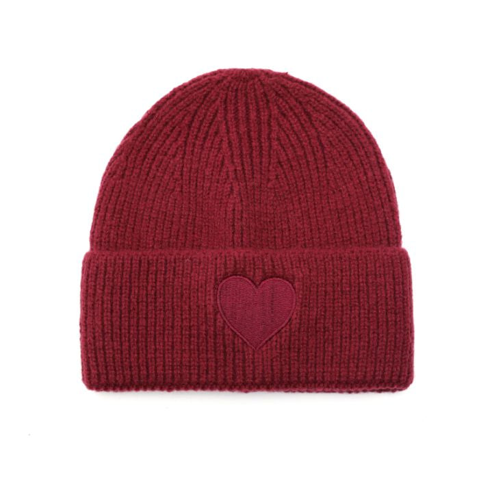 Muts hartje bordeaux