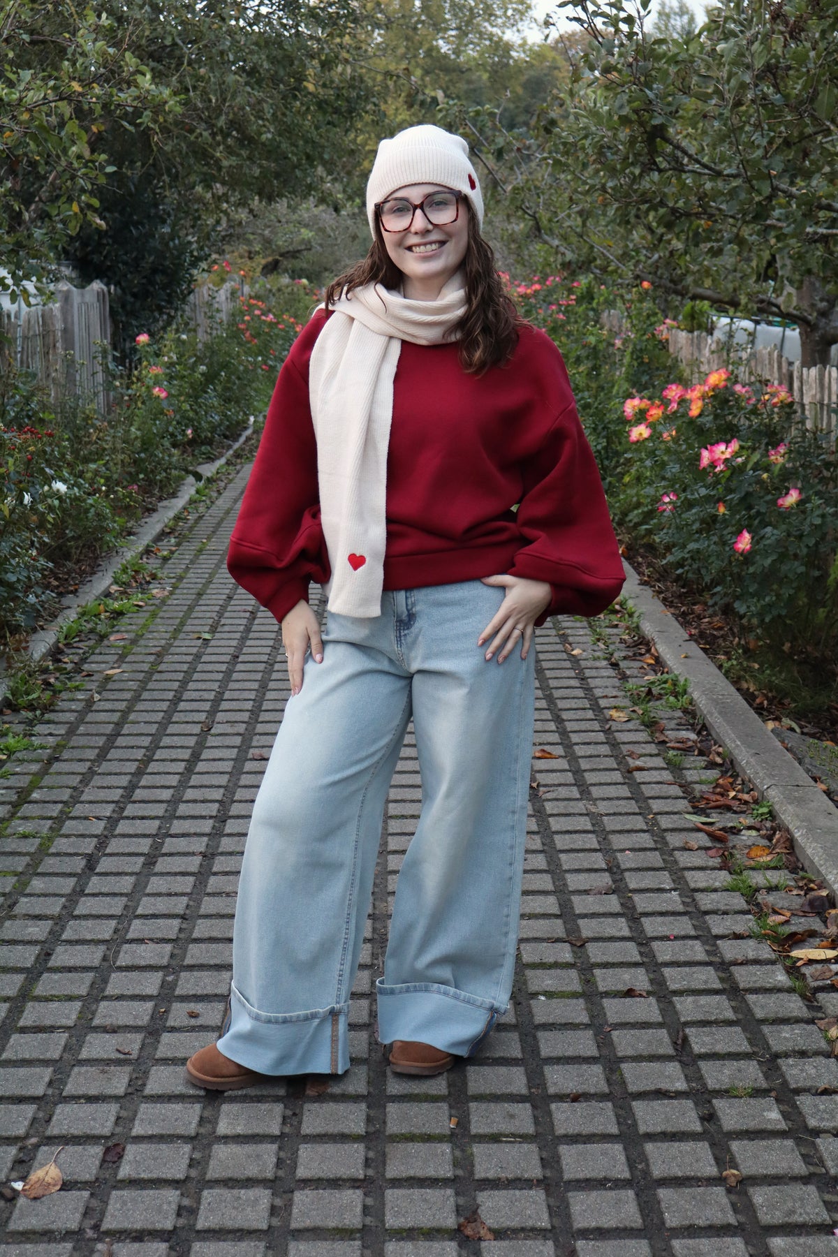 Sjaal Olivia écru