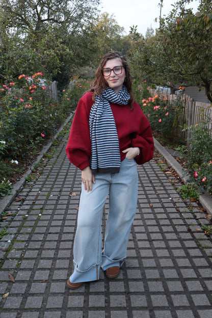 Sjaal Odette blauw