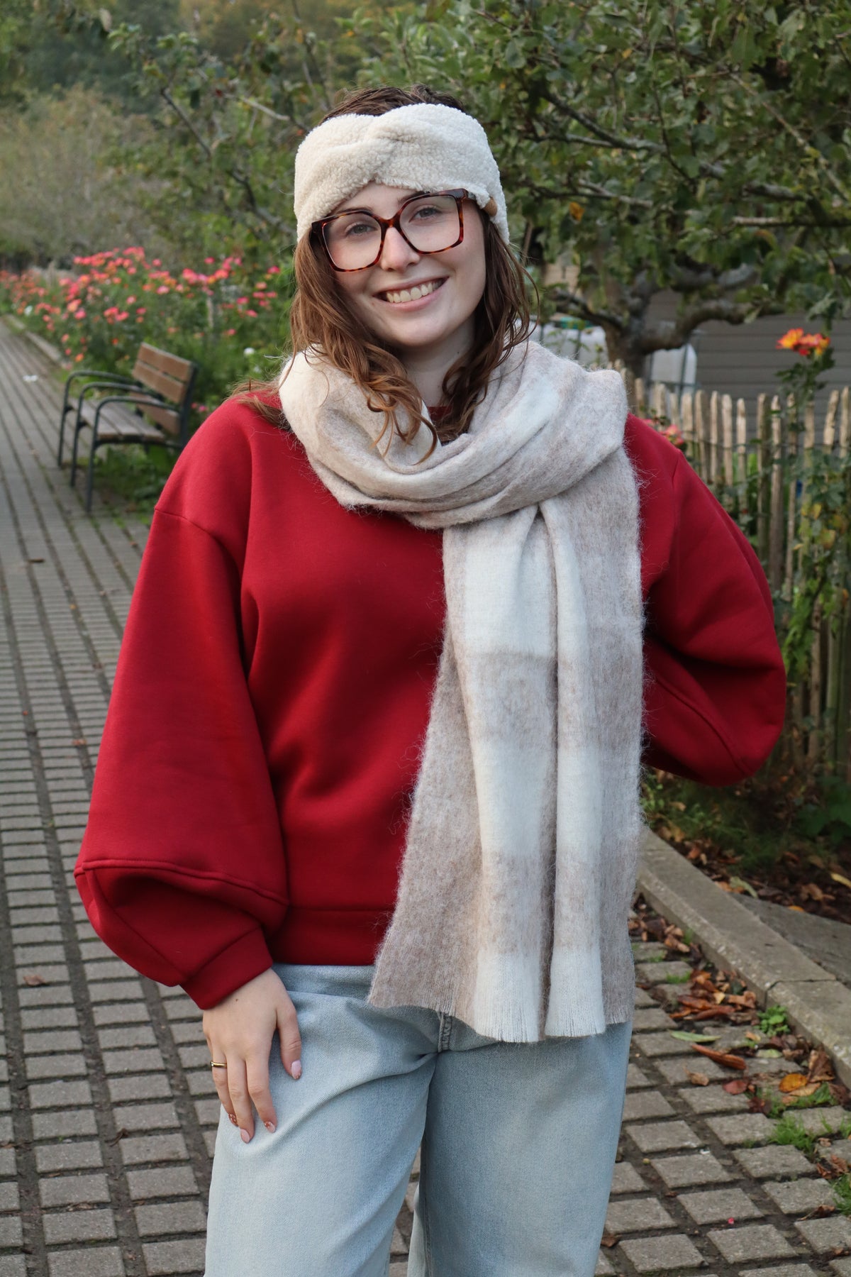 Sjaal Sara beige