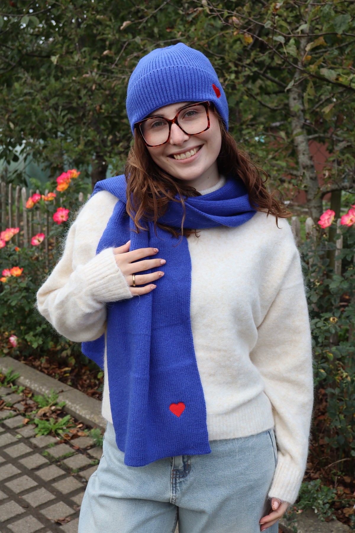 Sjaal Olivia blauw