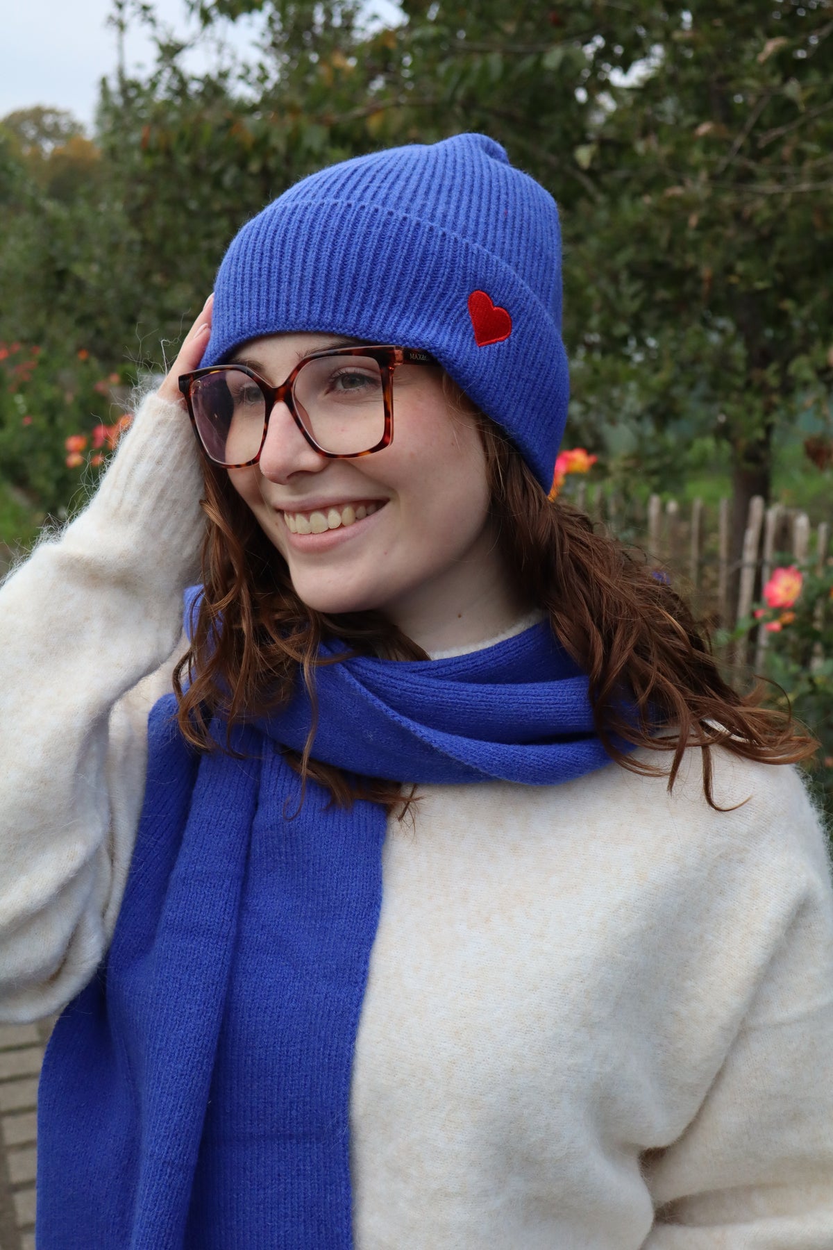 Muts Olivia blauw