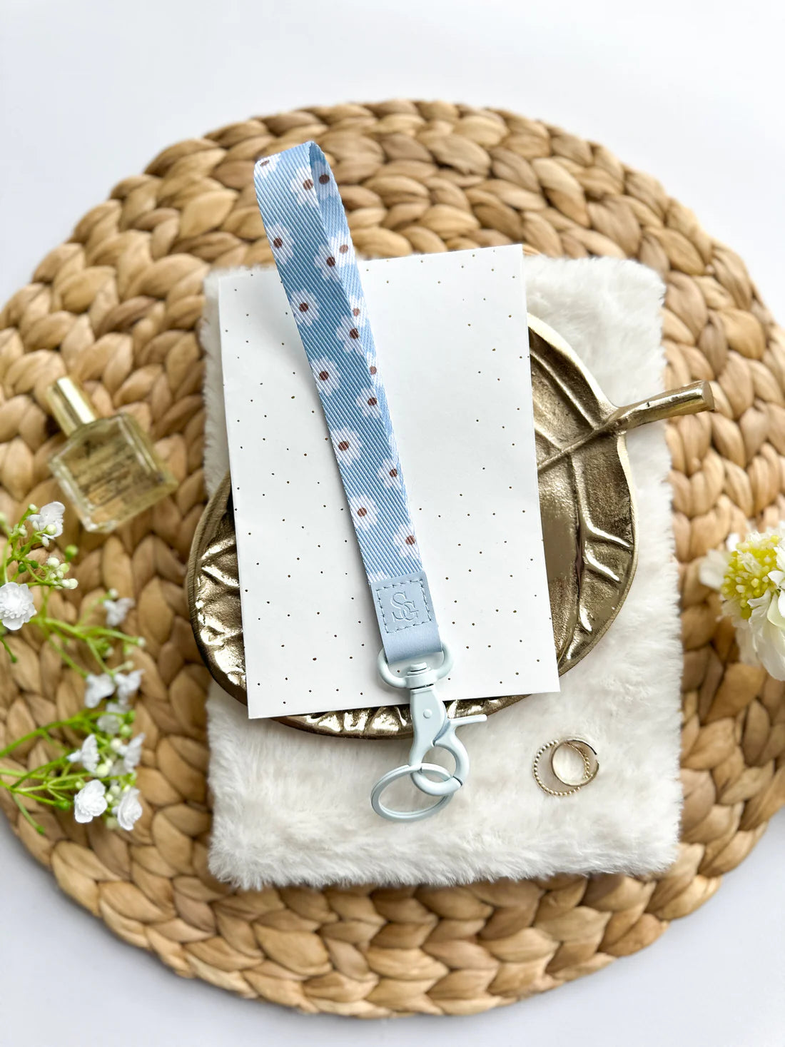 Sleutelkoord bloemetjes