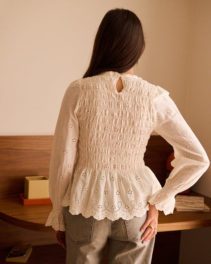 Ecru blouse
