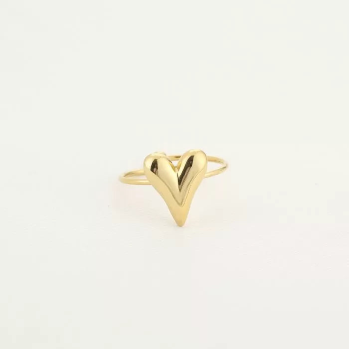 Ring Hollow Heart goud