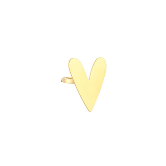 Ring XL Heart goud