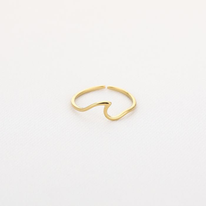 Ring golfje goud