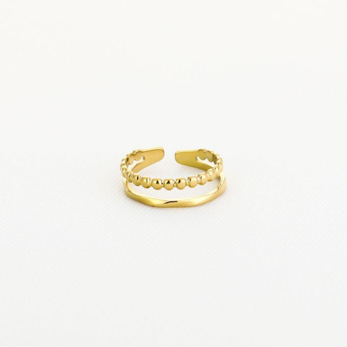 Ring Dots goud
