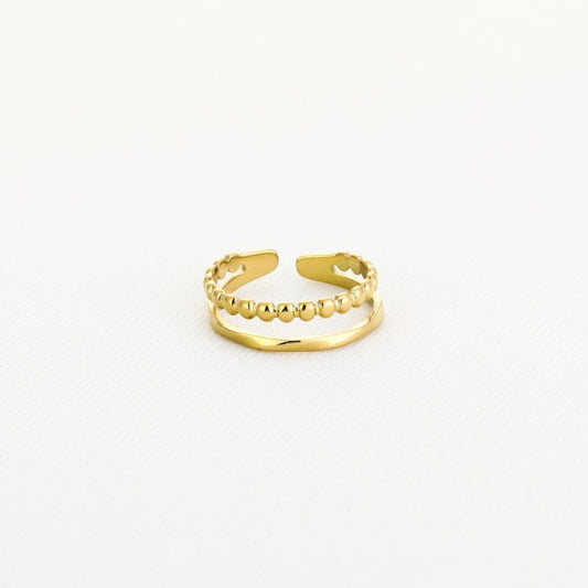 Ring Dots goud