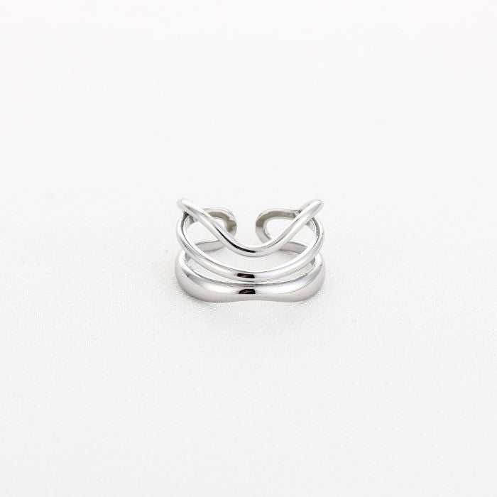 Ring Wavy zilver