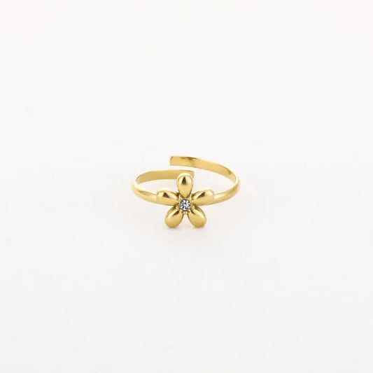 Ring Little Flower goud