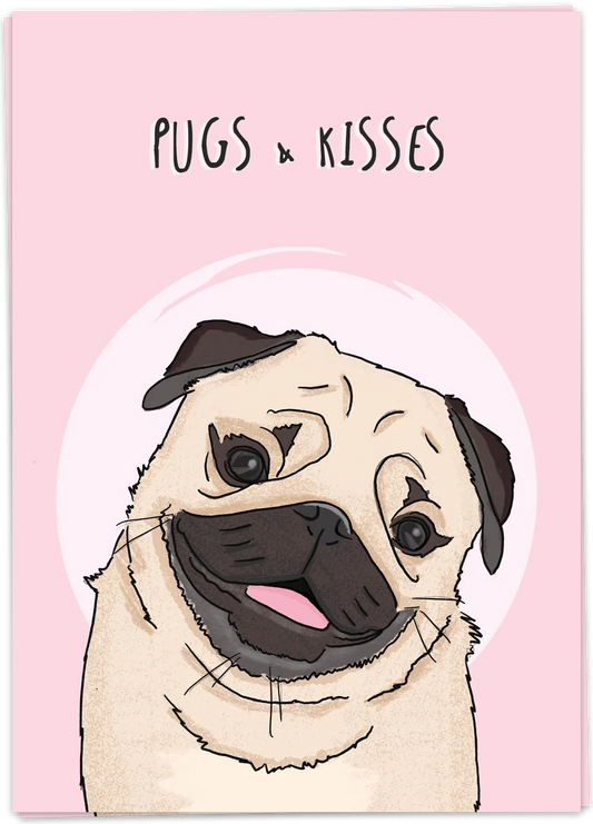 Pugs & kisses - Kaart Blanche