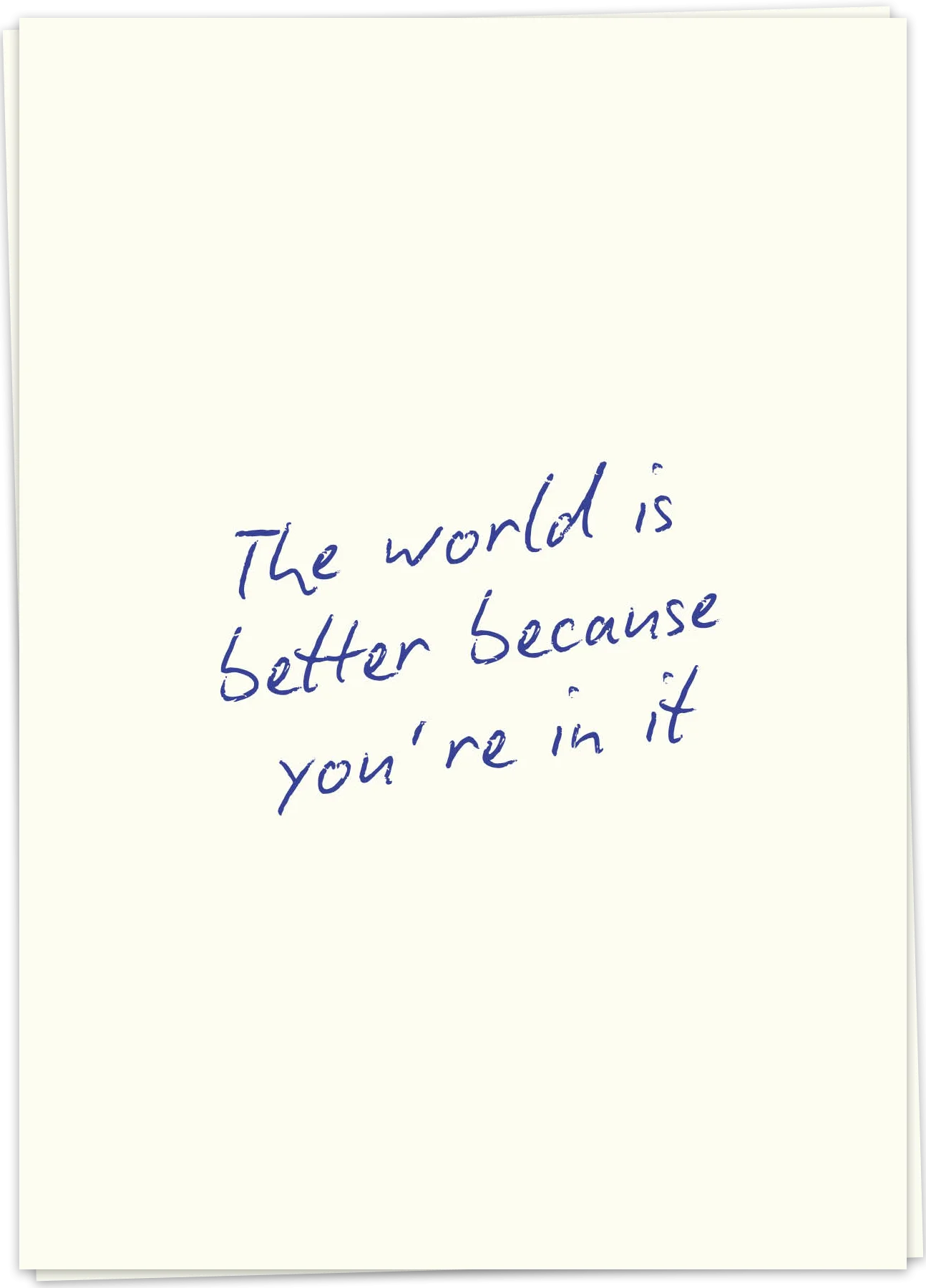 Better world - Kaart Blanche