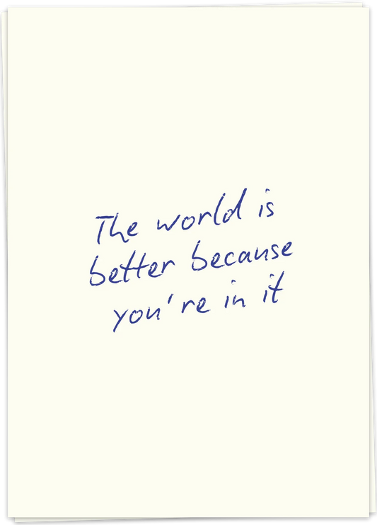 Better world - Kaart Blanche