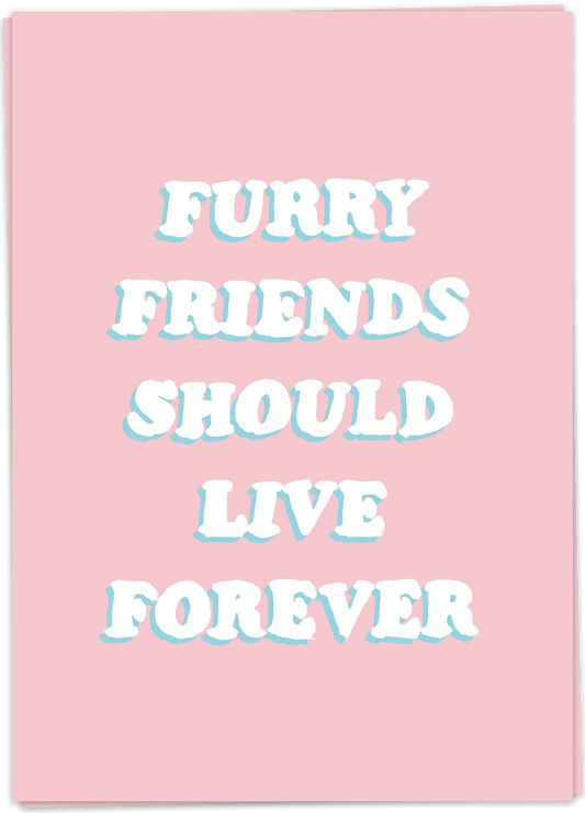Furry friends - Kaart Blanche
