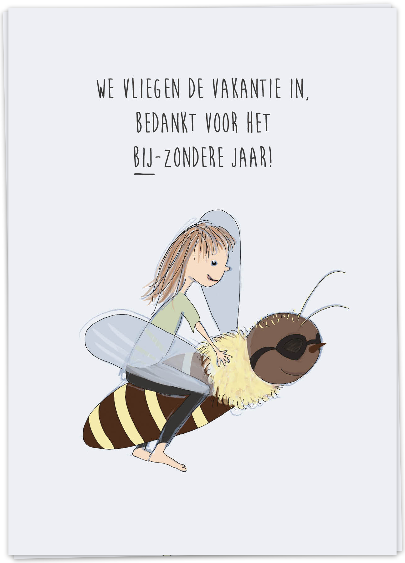 Bedankt voor het bij-zondere jaar - Kaart Blanche