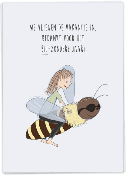 Bedankt voor het bij-zondere jaar - Kaart Blanche