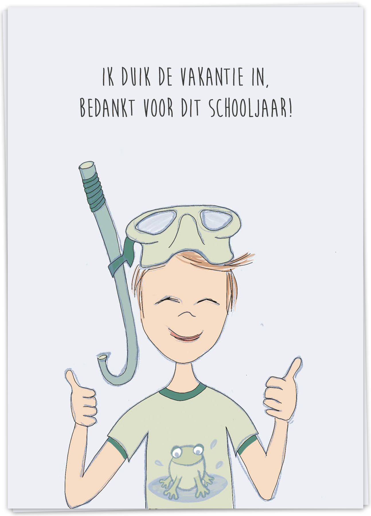 Ik duik de vakantie in - Kaart Blanche