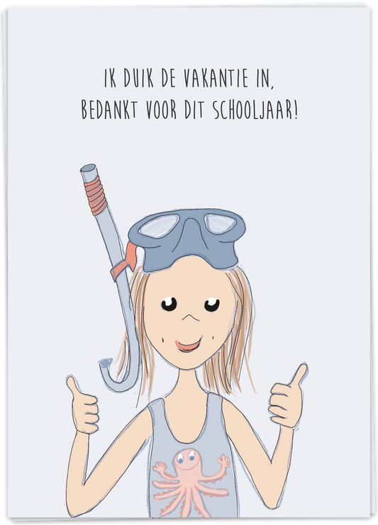 Ik duik de vakantie in - Kaart Blanche