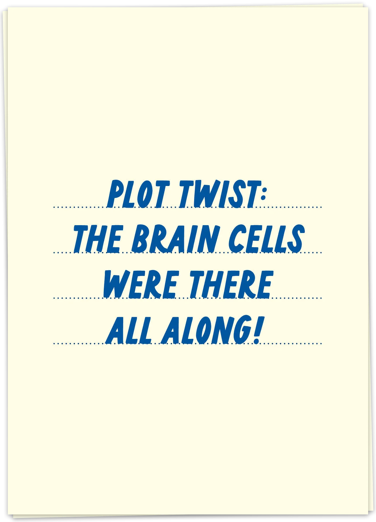 Brain cells - Kaart Blanche