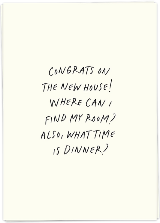 New house room dinner - Kaart Blanche
