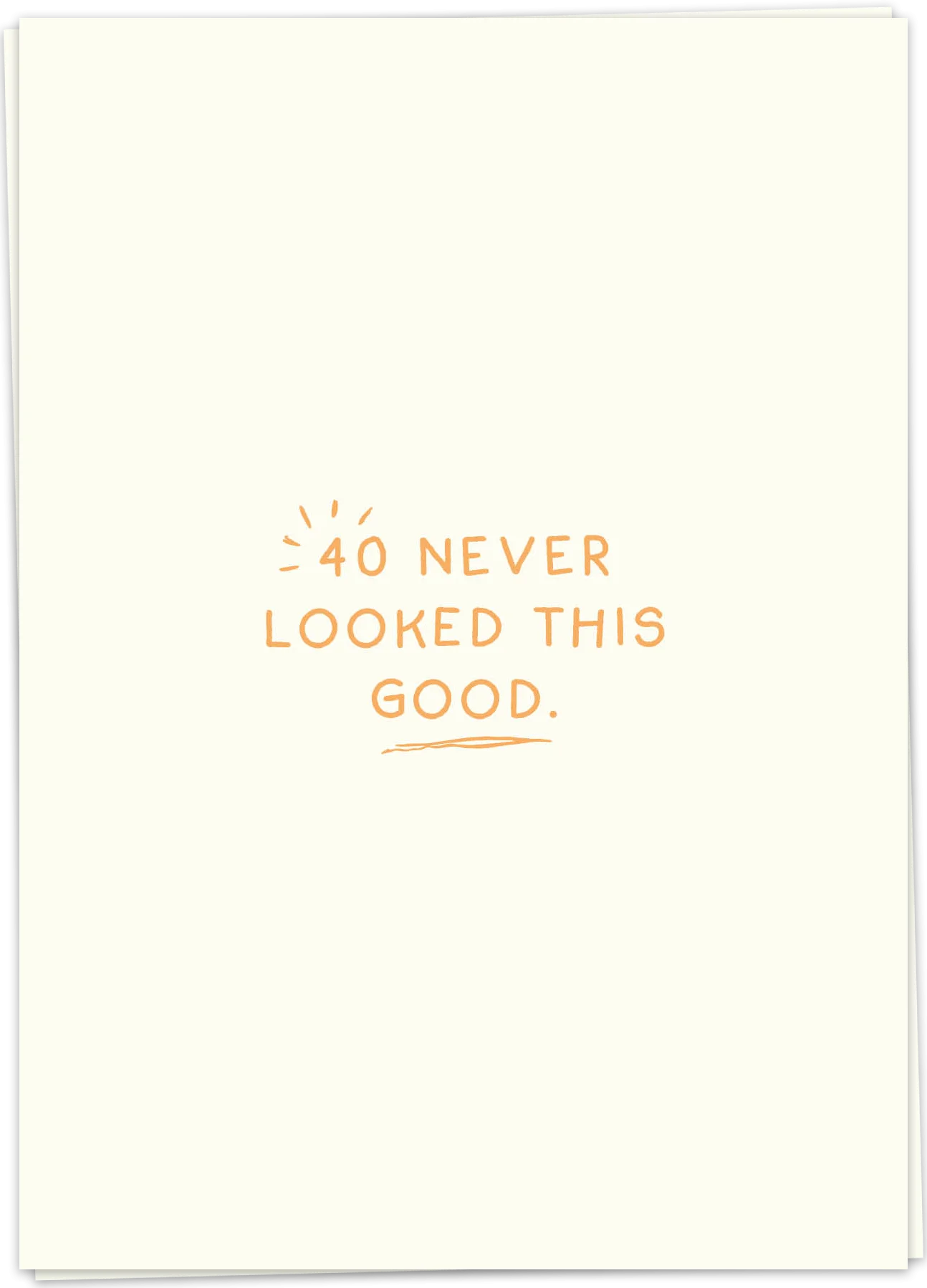 40 never looked this good - Kaart Blanche