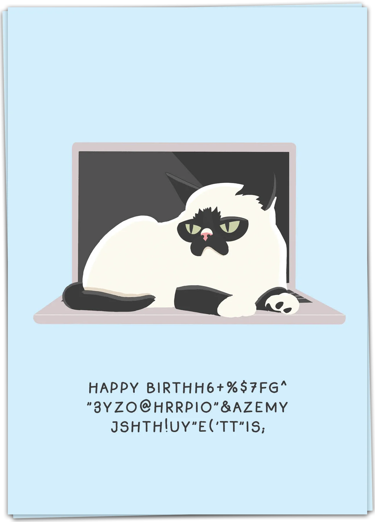 Cat Laptop - Kaart Blanche