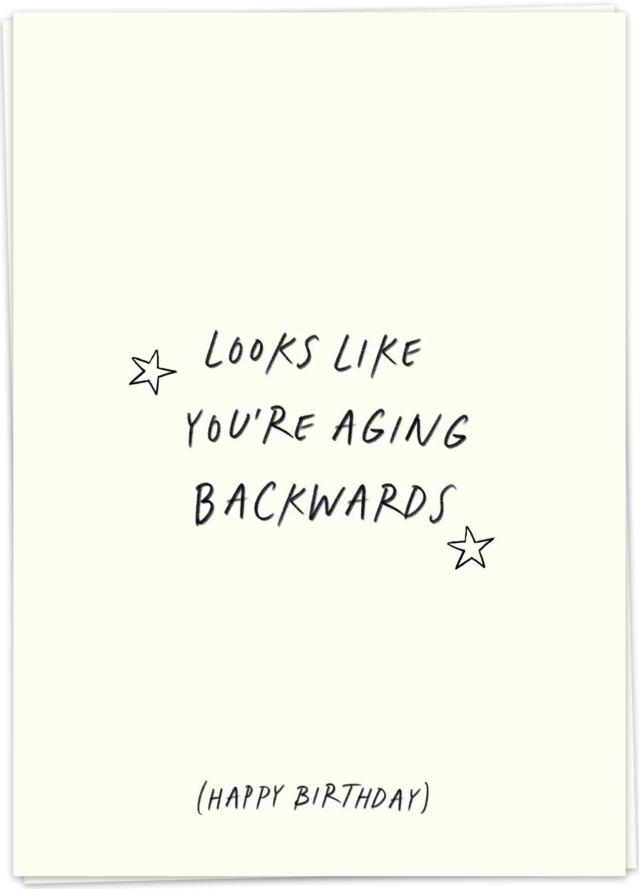 Aging backwards - Kaart Blanche