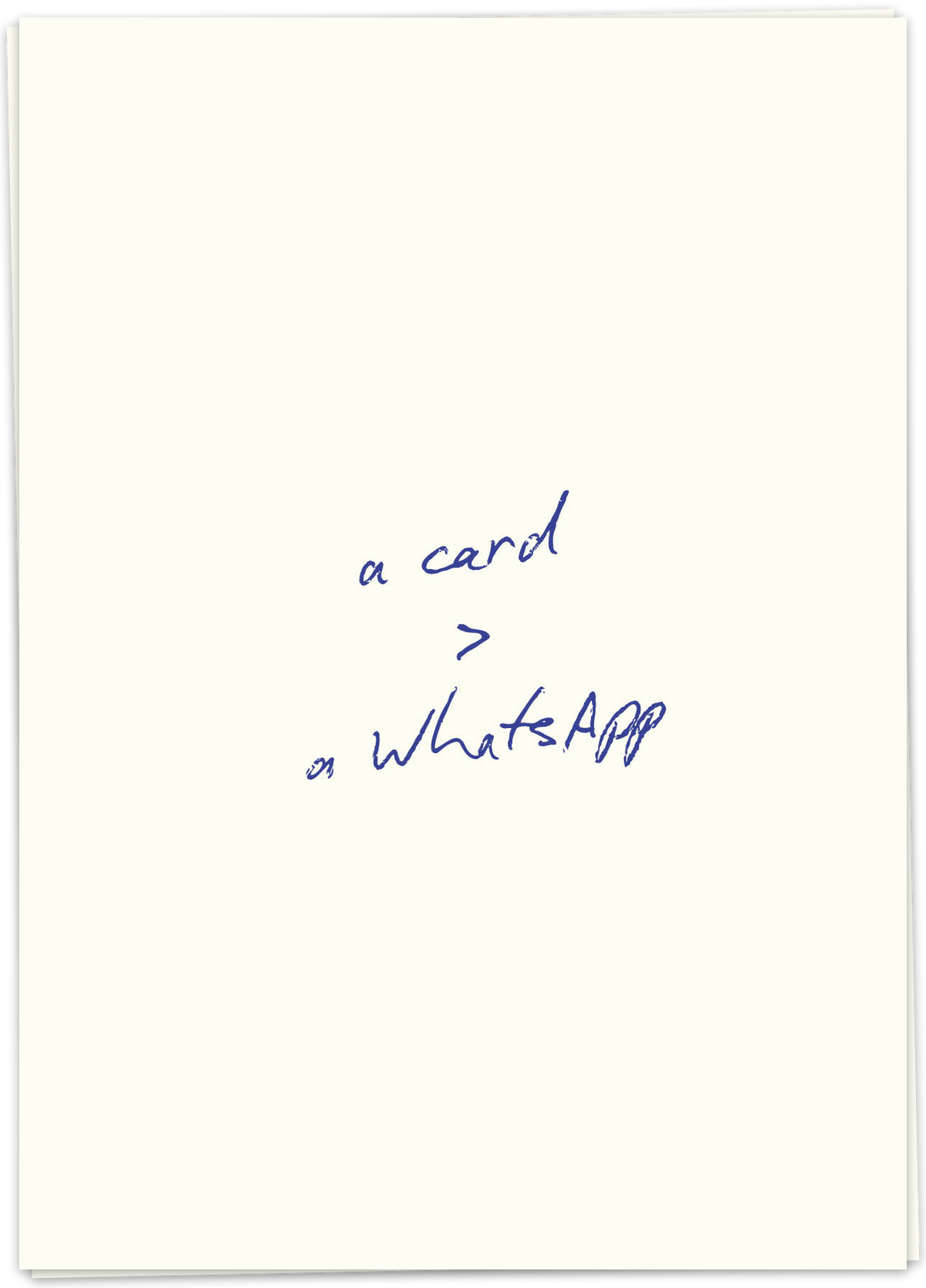 WhatsApp - Kaart Blanche