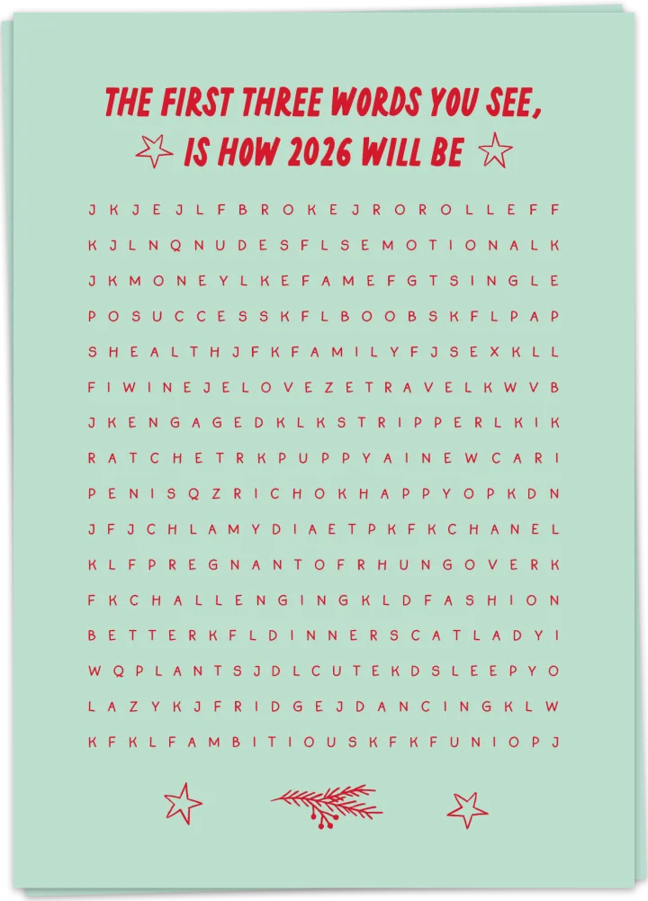 First three words - Kaart Blanche